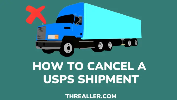 How To Cancel A Shipment USPS - threaller