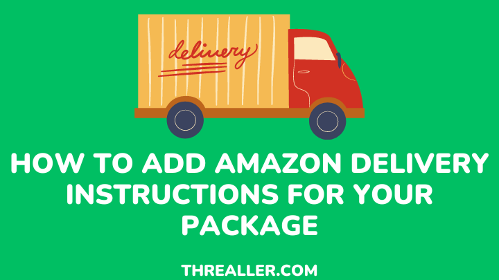 Amazon Delivery Instructions - threaller