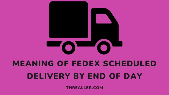 meaning of fedex scheduled delivery by end of day - Threaller
